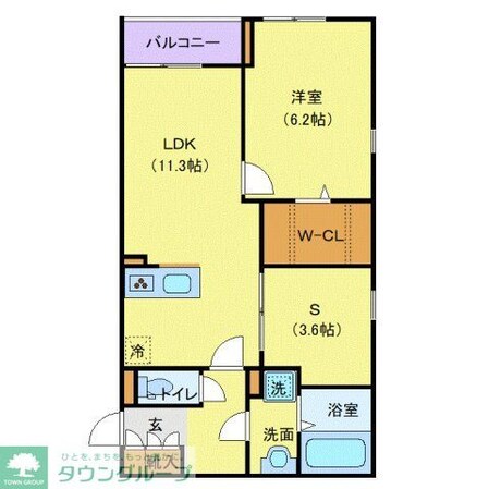 リバービュー打越の物件間取画像